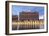 Bellagio at Dusk with Fountains, the Strip, Las Vegas, Nevada, Usa-Eleanor Scriven-Framed Photographic Print