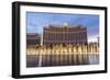 Bellagio at Dusk with Fountains, the Strip, Las Vegas, Nevada, Usa-Eleanor Scriven-Framed Photographic Print