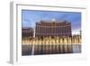 Bellagio at Dusk with Fountains, the Strip, Las Vegas, Nevada, Usa-Eleanor Scriven-Framed Photographic Print