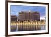 Bellagio at Dusk with Fountains, the Strip, Las Vegas, Nevada, Usa-Eleanor Scriven-Framed Photographic Print