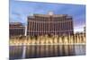 Bellagio at Dusk with Fountains, the Strip, Las Vegas, Nevada, Usa-Eleanor Scriven-Mounted Photographic Print