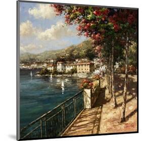 Bellagio Harbor-Paline-Mounted Art Print