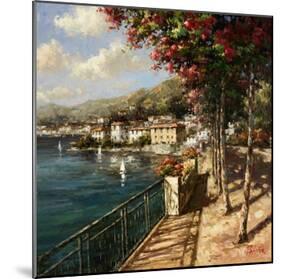 Bellagio Harbor-Paline-Mounted Art Print