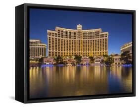 Bellagio Hotel, Lake Bellagio, Strip, South Las Vegas Boulevard, Las Vegas, Nevada, Usa-Rainer Mirau-Framed Stretched Canvas