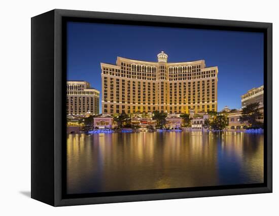 Bellagio Hotel, Lake Bellagio, Strip, South Las Vegas Boulevard, Las Vegas, Nevada, Usa-Rainer Mirau-Framed Stretched Canvas