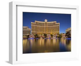 Bellagio Hotel, Lake Bellagio, Strip, South Las Vegas Boulevard, Las Vegas, Nevada, Usa-Rainer Mirau-Framed Photographic Print