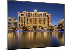 Bellagio Hotel, Lake Bellagio, Strip, South Las Vegas Boulevard, Las Vegas, Nevada, Usa-Rainer Mirau-Mounted Photographic Print