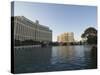 Bellagio Hotel with Caesar's Palace in the Background, Las Vegas, Nevada, USA-Robert Harding-Stretched Canvas