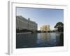 Bellagio Hotel with Caesar's Palace in the Background, Las Vegas, Nevada, USA-Robert Harding-Framed Photographic Print