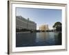 Bellagio Hotel with Caesar's Palace in the Background, Las Vegas, Nevada, USA-Robert Harding-Framed Photographic Print