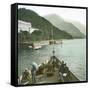 Bellagio (Italy), Hotel at the Edge of Lake Como-Leon, Levy et Fils-Framed Stretched Canvas