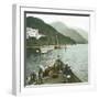 Bellagio (Italy), Hotel at the Edge of Lake Como-Leon, Levy et Fils-Framed Photographic Print