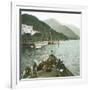 Bellagio (Italy), Hotel at the Edge of Lake Como-Leon, Levy et Fils-Framed Photographic Print