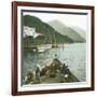 Bellagio (Italy), Hotel at the Edge of Lake Como-Leon, Levy et Fils-Framed Photographic Print