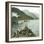 Bellagio (Italy), Hotel at the Edge of Lake Como-Leon, Levy et Fils-Framed Premium Photographic Print