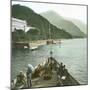 Bellagio (Italy), Hotel at the Edge of Lake Como-Leon, Levy et Fils-Mounted Premium Photographic Print