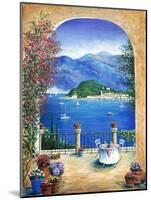 Bellagio Lake Como, From the Terrace-Marilyn Dunlap-Mounted Art Print