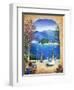 Bellagio Lake Como, From the Terrace-Marilyn Dunlap-Framed Art Print