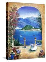 Bellagio Lake Como, From the Terrace-Marilyn Dunlap-Stretched Canvas
