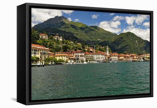 Bellagio On Lake Como-George Oze-Framed Stretched Canvas