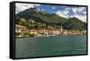 Bellagio On Lake Como-George Oze-Framed Stretched Canvas