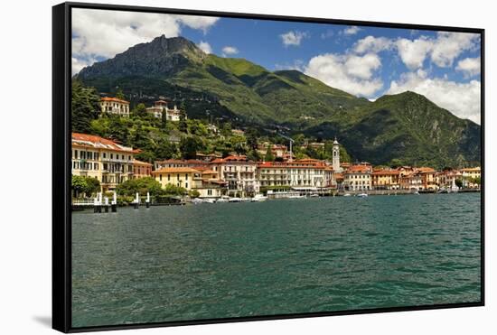 Bellagio On Lake Como-George Oze-Framed Stretched Canvas