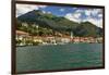 Bellagio On Lake Como-George Oze-Framed Photographic Print