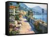 Bellagio Promenade-Howard Behrens-Framed Stretched Canvas