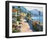 Bellagio Promenade-Howard Behrens-Framed Art Print