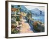 Bellagio Promenade-Howard Behrens-Framed Art Print