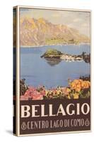 Bellagio Travel Poster-null-Stretched Canvas