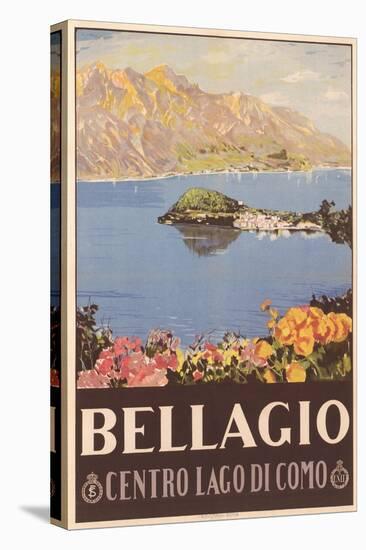 Bellagio Travel Poster-null-Stretched Canvas