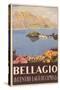 Bellagio Travel Poster-null-Stretched Canvas