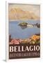 Bellagio Travel Poster-null-Framed Art Print