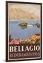 Bellagio Travel Poster-null-Framed Art Print