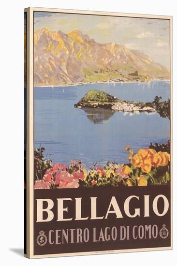 Bellagio Travel Poster-null-Stretched Canvas