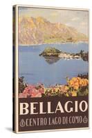 Bellagio Travel Poster-null-Stretched Canvas