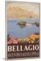 Bellagio Travel Poster-null-Mounted Premium Giclee Print