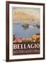 Bellagio Travel Poster-null-Framed Art Print