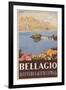 Bellagio Travel Poster-null-Framed Art Print