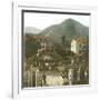 Bellano (Italy), the Jetty on the Banks of Lake Como, Circa 1890-Leon, Levy et Fils-Framed Photographic Print