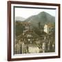 Bellano (Italy), the Jetty on the Banks of Lake Como, Circa 1890-Leon, Levy et Fils-Framed Photographic Print