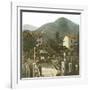 Bellano (Italy), the Jetty on the Banks of Lake Como, Circa 1890-Leon, Levy et Fils-Framed Premium Photographic Print