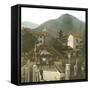 Bellano (Italy), the Jetty on the Banks of Lake Como, Circa 1890-Leon, Levy et Fils-Framed Stretched Canvas