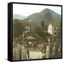 Bellano (Italy), the Jetty on the Banks of Lake Como, Circa 1890-Leon, Levy et Fils-Framed Stretched Canvas