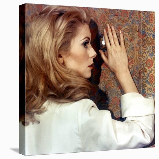 Belle by Jour by LuisBunuel with Catherine Deneuve, 1967 (d'apres JosephKessel) (photo)-null-Stretched Canvas