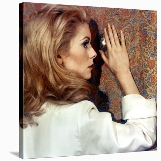 Belle by Jour by LuisBunuel with Catherine Deneuve, 1967 (d'apres JosephKessel) (photo)-null-Stretched Canvas