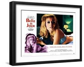 Belle De Jour, Catherine Deneuve, 1967-null-Framed Art Print