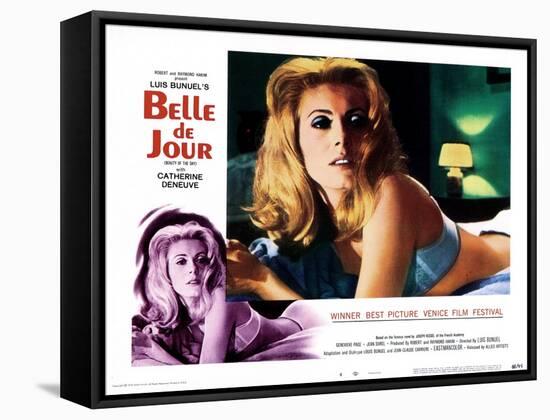 Belle De Jour, Catherine Deneuve, 1967-null-Framed Stretched Canvas