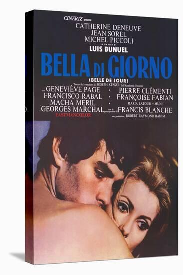 Belle de Jour, Italian Movie Poster, 1968-null-Stretched Canvas